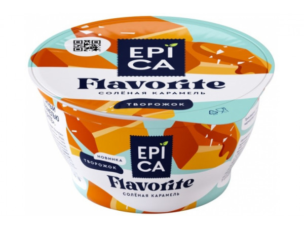 Творожный десерт EPICA Flavorite 130г соленая карамель Творожный десерт EPICA Flavorite 130г соленая карамель