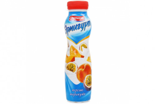 Напиток йогуртовый "Эрмигурт" персик-маракуйя 290г