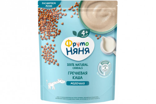 Каша молочная "Фрутоняня" 200г гречневая-пребеотики