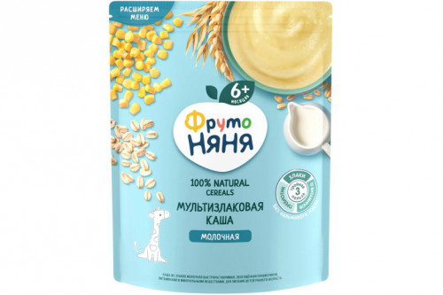 Каша молочная "Фрутоняня" 200г мультизлаковая
