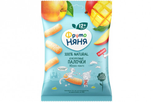 Кукурузные палочки "Фрутоняня" 20г яблоко-манго