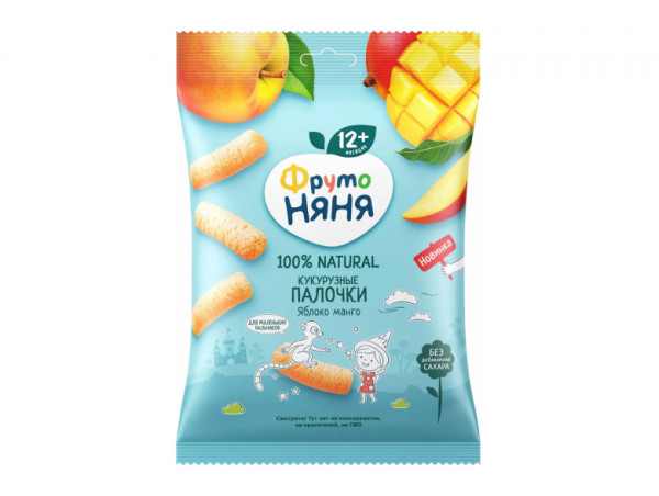 Кукурузные палочки "Фрутоняня" 20г яблоко-манго
