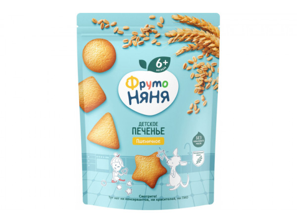 Печенье "Фрутоняня" 120г пшеничное Печенье "Фрутоняня" 120г пшеничное