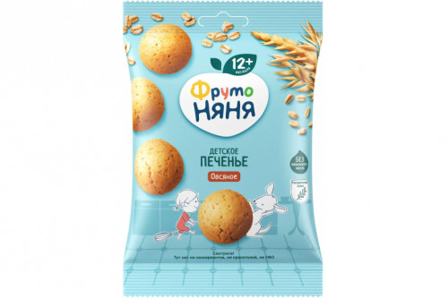 Печенье "Фрутоняня" 50г овсяное