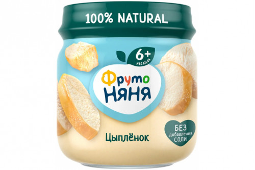 Мясное пюре "Фрутоняня" 80г цыпленок
