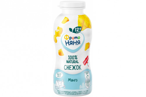 Снежок "Фрутоняня" 2% 200г бут. манго