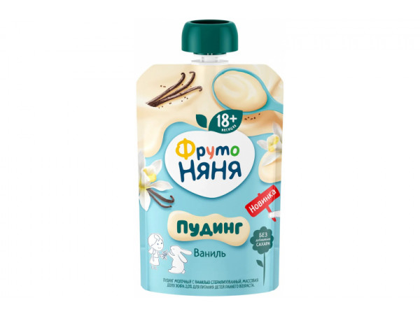 Пудинг молочный "ФрутоНяня" 90г. Ваниль Пудинг молочный "ФрутоНяня" 90г. Ваниль
