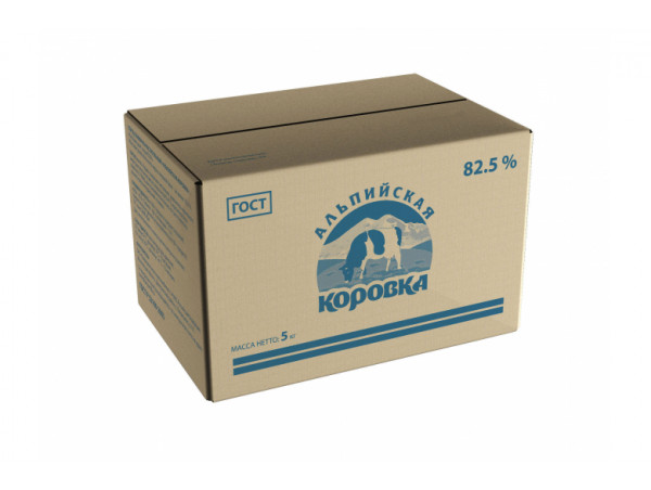 Спред "Альпийская коровка" 82.5% короб 5кг