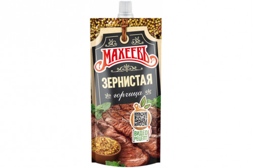 Горчица "Махеев" зернистая 140г