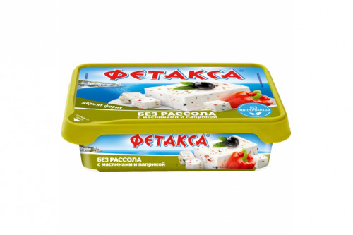 Сыр плав. "Хохланд" 200г ванн фетакса маслины-паприка