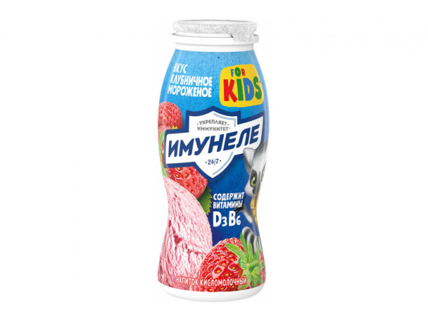 "Имунеле Kids" клубничное мороженое 100г "Имунеле Kids" клубничное мороженое 100г