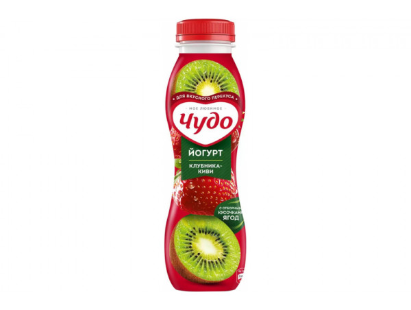 Йогурт фруктовый "Чудо" 260г. 1,9% Клубника-киви