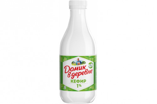 Кефир "Домик в деревне" 1% 900г пэт Кефир "Домик в деревне" 1% 900г пэт