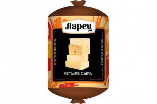 Сыр "Ларец" плав колбасный сливочный 430г 45% 4 сыра