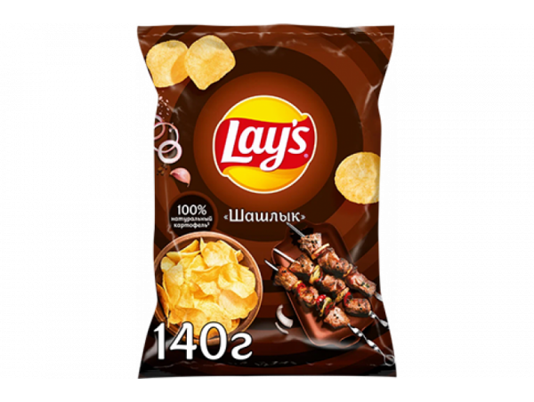 Чипсы "Лейс" 140г шашлык