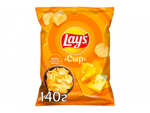Чипсы "Лейс" 140г сыр