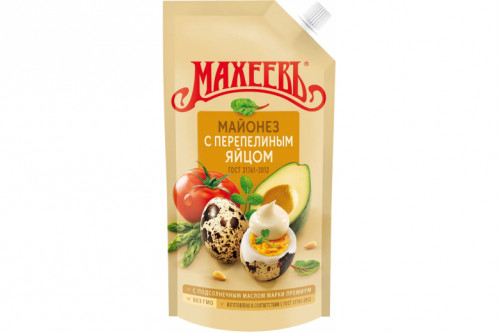 Майонез "Махеев" с перепел.яйцо 190г