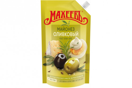 Майонез "Махеев" оливковый 380г