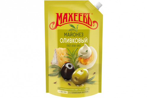 Майонез "Махеев" оливковый 770г