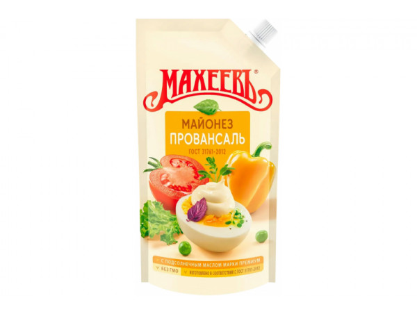 Майонез "Махеев" провансаль классика 190г 67%