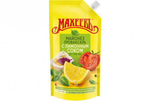 Майонез "Махеев" с лимонным соком 190г