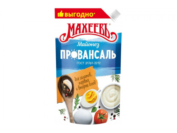 Майонез "Махеев" провансаль белый 380г