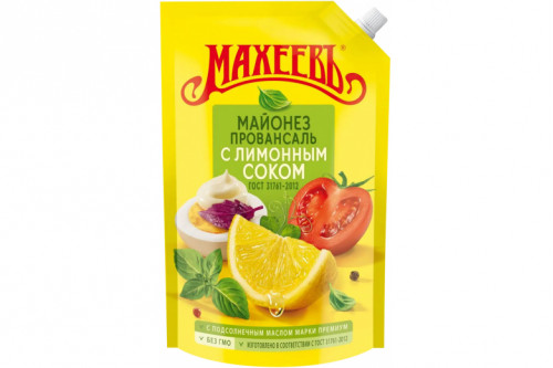 Майонез "Махеев" с лимонным соком 770г