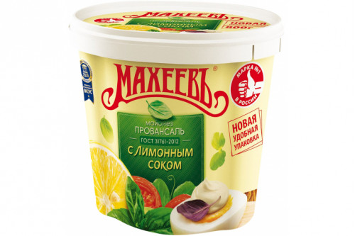 Майонез "Махеев" с лимонным соком 800г