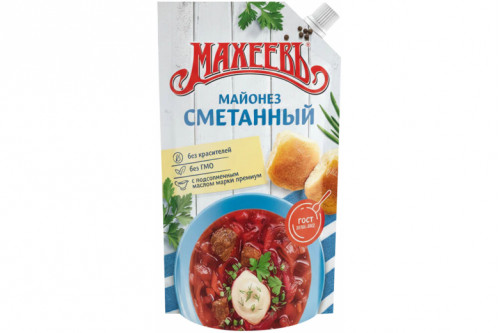 Майонез "Махеев" сметанный 380г
