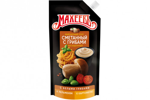 Майонезный соус "Махеев" сметана с гриб. 200г Майонезный соус "Махеев" сметана с гриб. 200г