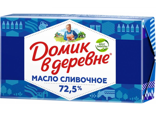 Сливочное масло "Домик в деревне" 72.5% 180г