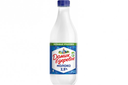Молоко "Домик в деревне" 2.5% 1400г