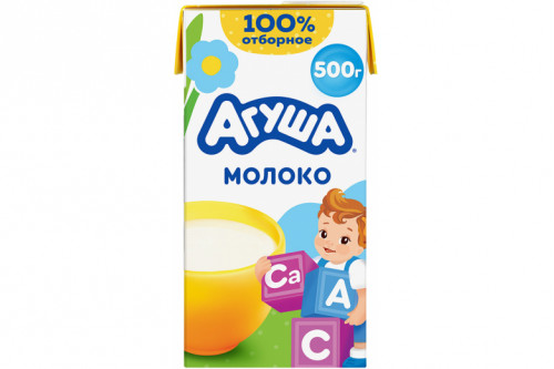 Молоко "Агуша" 3.2% 500г