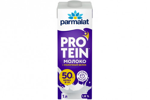 Молоко безлактозное "Parmalat Protein" у/пастеризованное 1,8% 1л. Молоко безлактозное "Parmalat Protein" у/пастеризованное 1,8% 1л.