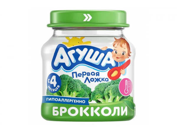 Овощное пюре "Агуша" 80г брокколи