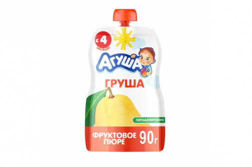 Фруктовое пюре "Агуша" груша 90г Фруктовое пюре "Агуша" груша 90г