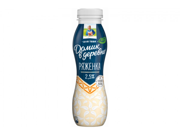 Ряженка "Домик в деревне" 2.5% 270г