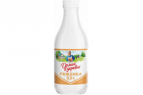 Ряженка "Домик в деревне" 3.2% 900г Ряженка "Домик в деревне" 3.2% 900г