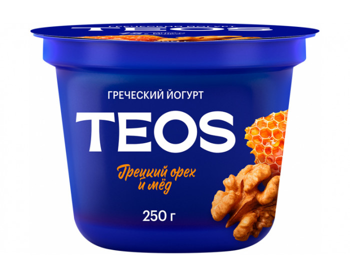 Йогурт греческий Teos "Савушкин продукт" грец.орехи-мед 250г Йогурт греческий Teos "Савушкин продукт" грец.орехи-мед 250г