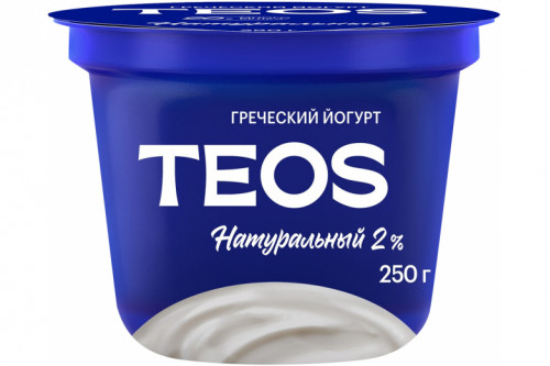 Йогурт греческий Teos "Савушкин продукт" классический 250г