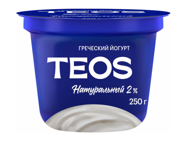 Йогурт греческий Teos "Савушкин продукт" классический 250г