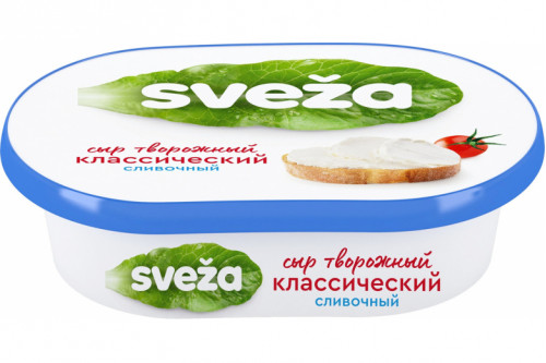 Творожный сыр Sveza 150г. Сливочный Творожный сыр Sveza 150г. Сливочный