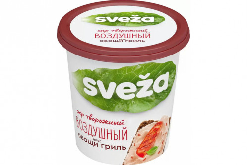 Творожный сыр ВОЗДУШНЫЙ Sveza 150г Овощи гриль