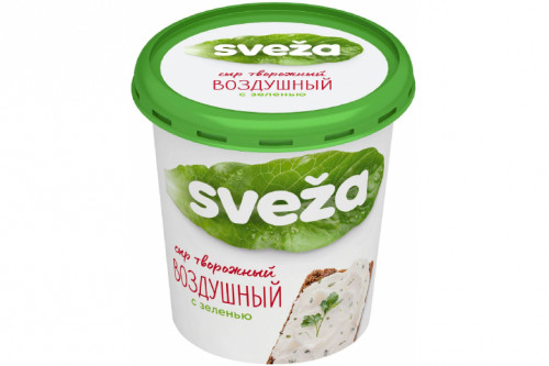 Творожный сыр ВОЗДУШНЫЙ "Савушкин продукт" 150г зелень