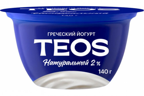 Йогурт греческий Teos "Савушкин продукт" классический 140г