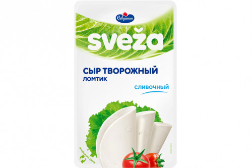 Сыр творожный сливочный "Савушкин продукт" нарезка 150г