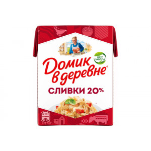 Сливки "Домик в деревне" 20% 200г