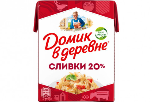 Сливки "Домик в деревне" 20% 200г
