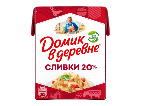 Сливки "Домик в деревне" 20% 200г