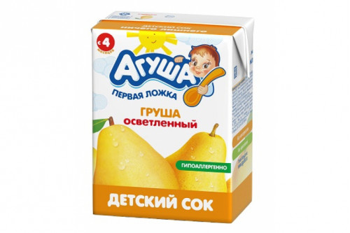 Сок "Агуша" груша 200г Сок "Агуша" груша 200г